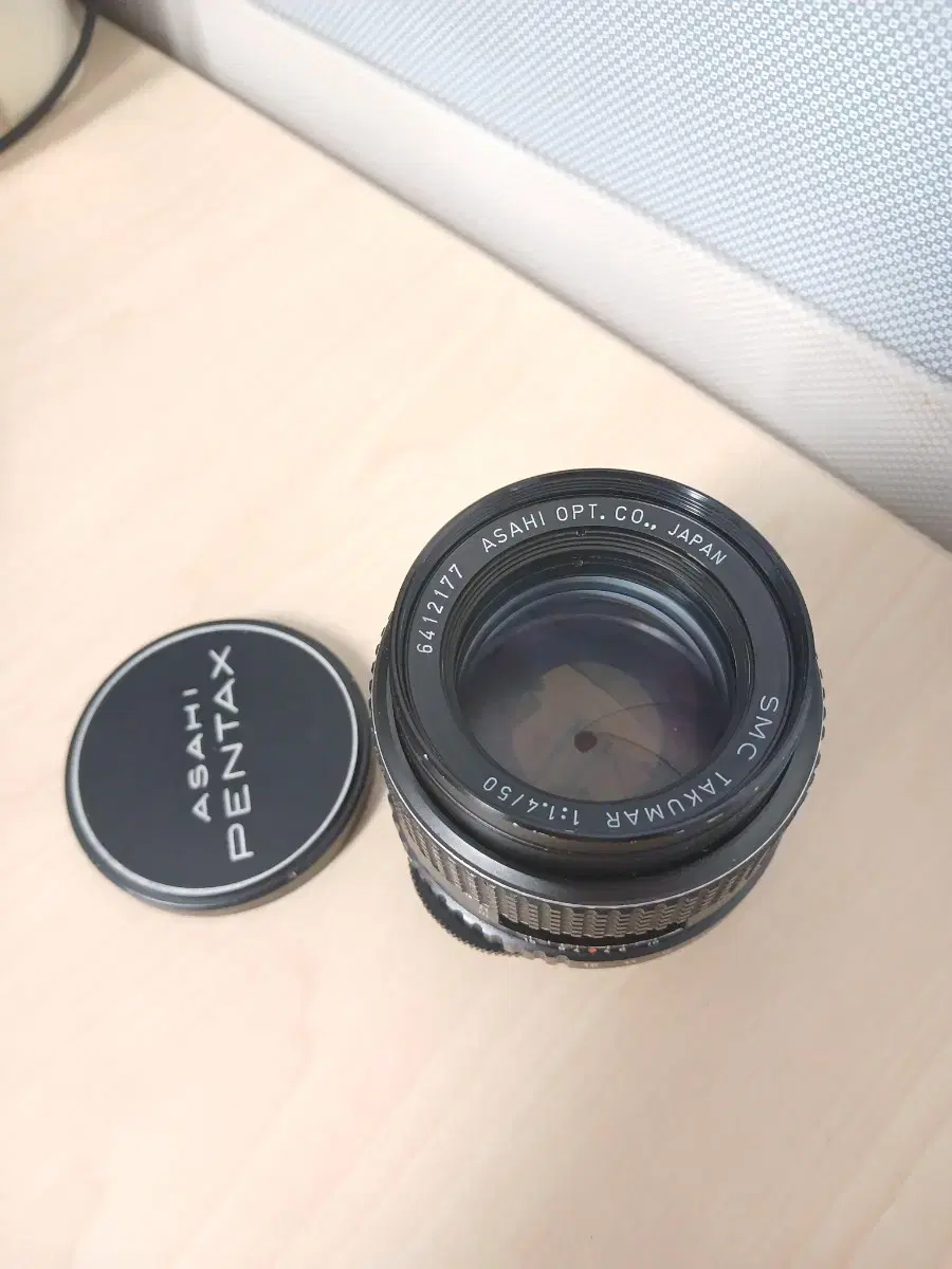 슈퍼타쿠마 MC 50mm f1.4 M42마운트 수동렌즈 판매합니다.